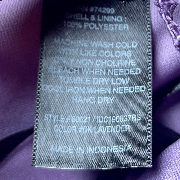 Brand New Beautiful Enfocus Studio Lavender Lace Dress - Picture 8 of 12